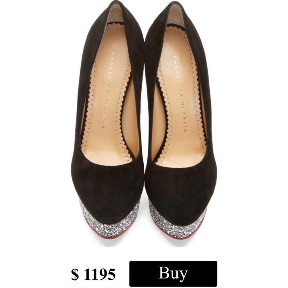 Charlotte Olympia Swarovski Platform Pumps